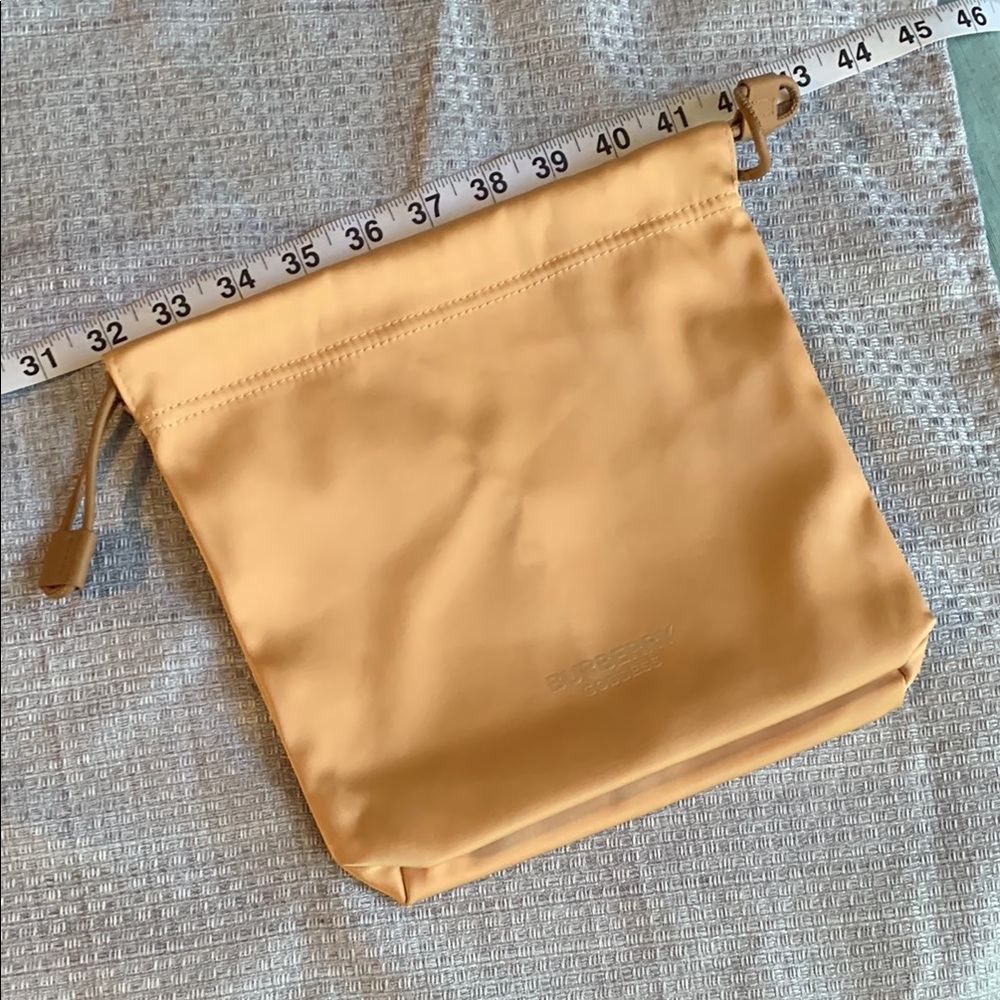 Burberry Mustard Drawstring Bag